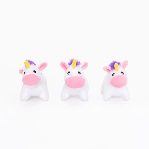 Zippy Paws Mini Unicorn 3 Pack