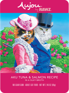Rawz Cat Aujou Shredded Tuna Salmon 2.46oz PCH