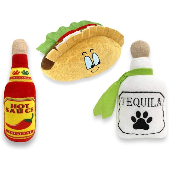 Fiesta Dog Plush Squeak  Assorted Toy*