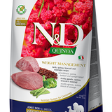 Farmina N&D K9 GF Quinoa Weight Management Lamb Med/Maxi