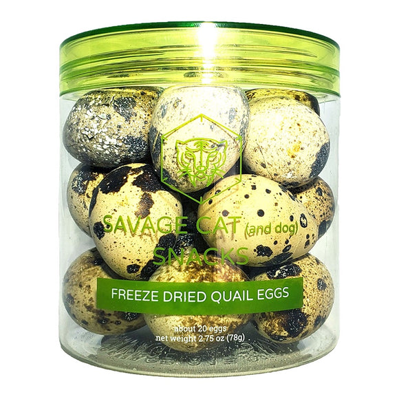 Savage Pet Freeze Dried Quail Eggs 2.75oz