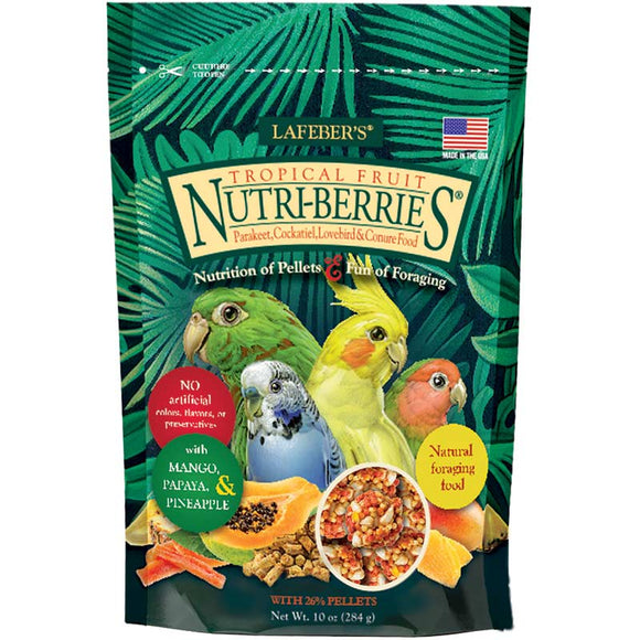 Lafeber Tropical Fruit Nutri-Berries Cockatiel Food 10oz