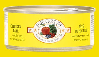 Fromm 4 Star Cat Cans Chicken Pate 5.5oz