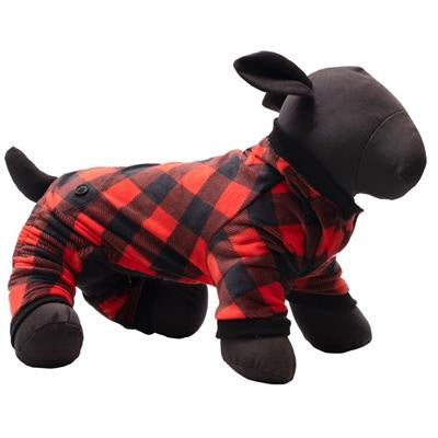 The Worthy Dog Red/Blk Buffalo Check Jammies