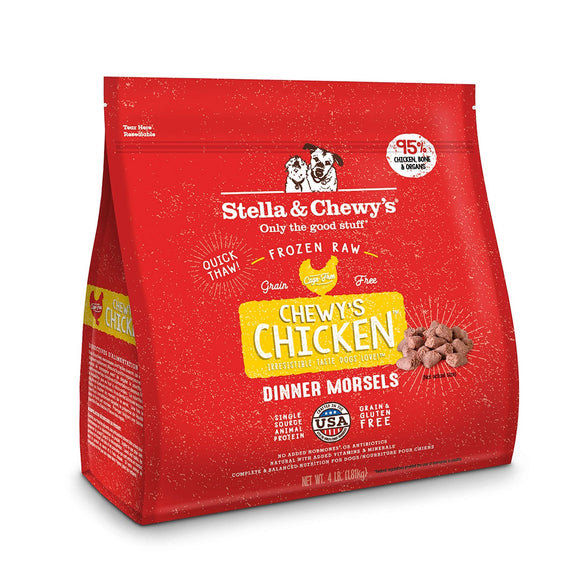 Stella & Chewy's Raw Chicken Morsels Dog 4lb