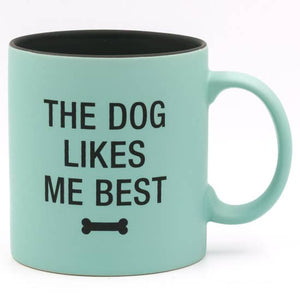 About Face Dog Likes me Best Mug