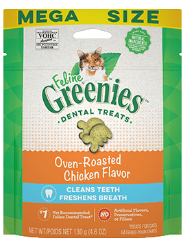 Greenies Feline Treat Chicken 4.6oz