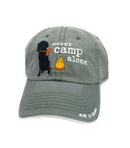 DIG Hat Never Camp Alone Green