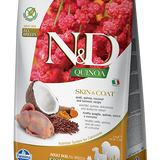 Farmina N&D K9 GF Quinoa Skin Coat Quail