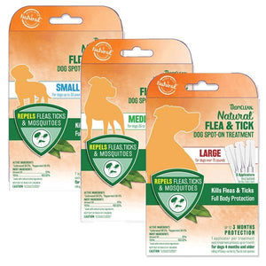 Tropiclean Dog Flea and Tick Spot On 4 Pack*