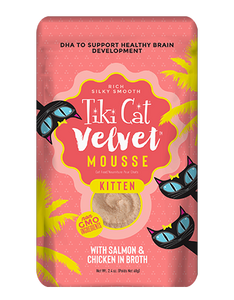 Tiki Cat Velvet Mousse PCH Kitten Salmon 2.4oz