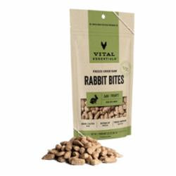 Vital Essential Dog Freeze Dried Treat Rabbit Bites 2oz