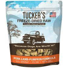 Tucker's Freeze Dried Pork Lamb Dog 14oz
