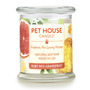 Pet House Candles Ruby Red Grapefruit