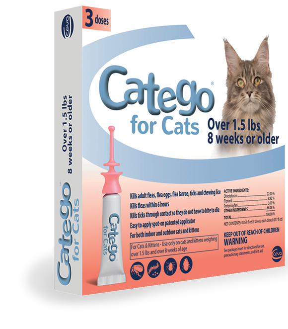 Catego for Cats over 1.5lb 3pk*