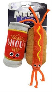 Mega Madness Small Dog Beer Hotdog 2pk*