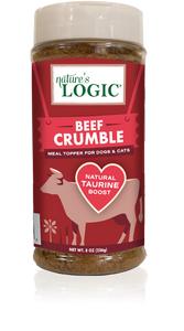 Nature's Logic Beef Crumble Topper 8oz