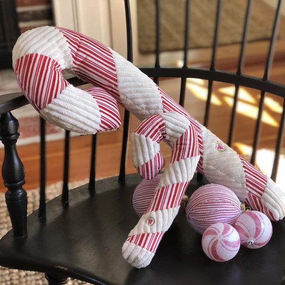 HuggleHounds Peppermint Plush Candy Cane *