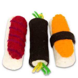 DDKC Sushi Wool Cat Toy 3 Pack