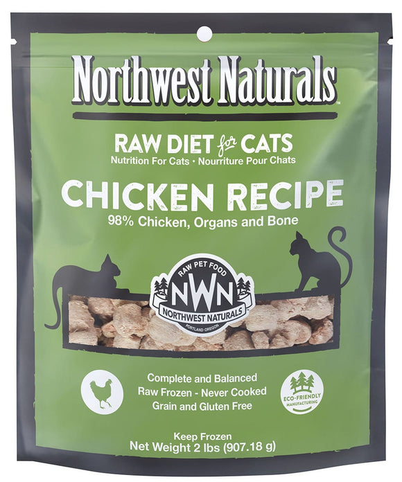 Northwest Naturals Cat Raw Nibbles Chicken 2lb