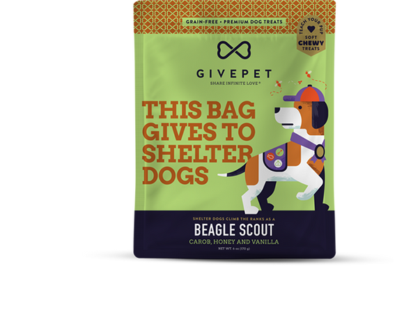 Give Pet GF Beagle Scout Soft Treat 6 oz