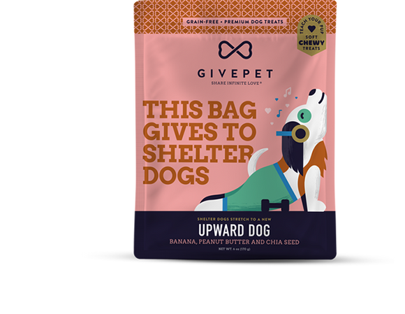 Give Pet GF Upward Dog Soft Treat 6oz