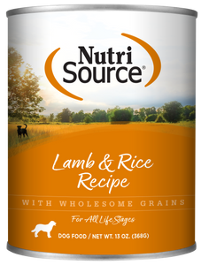 NutriSource K9 Lamb Rice 13oz