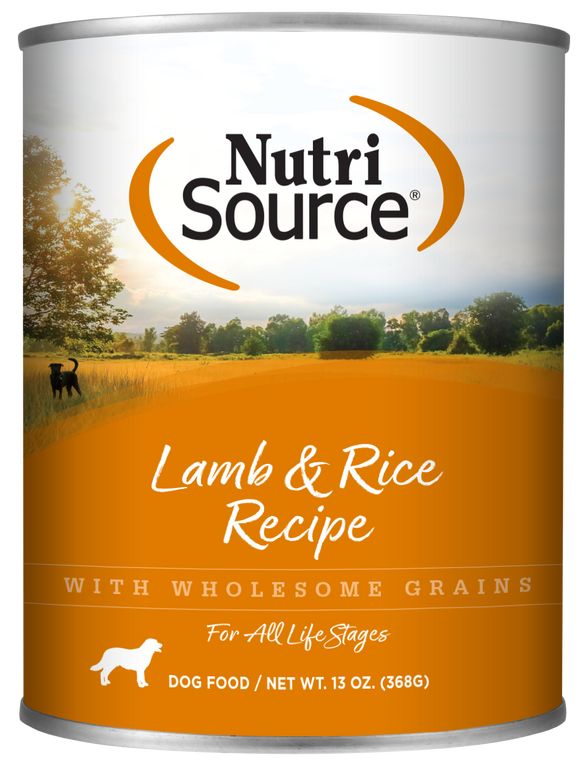 NutriSource K9 Lamb Rice 13oz