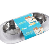 Messy Mutts Double Feeder Marble