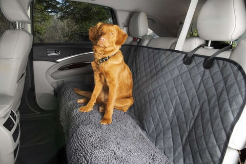 Dirty Dog Car Seat Cover & Hammock Cool Grey
