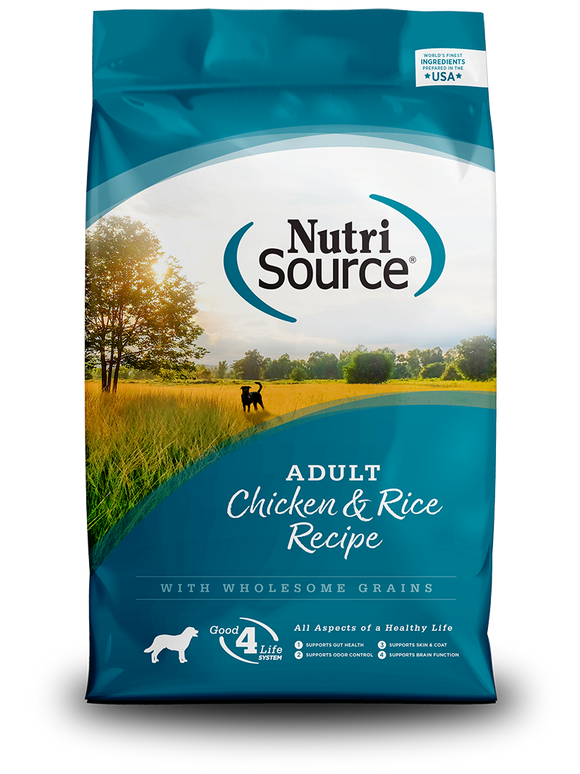NutriSource Adult Chicken Rice Dog