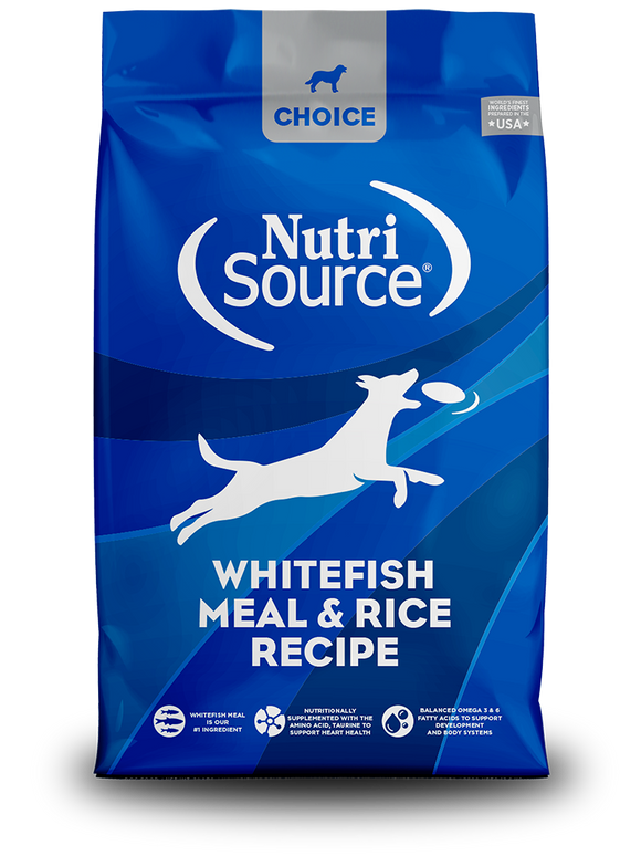 Nutrisource Choice Whitefish Rice