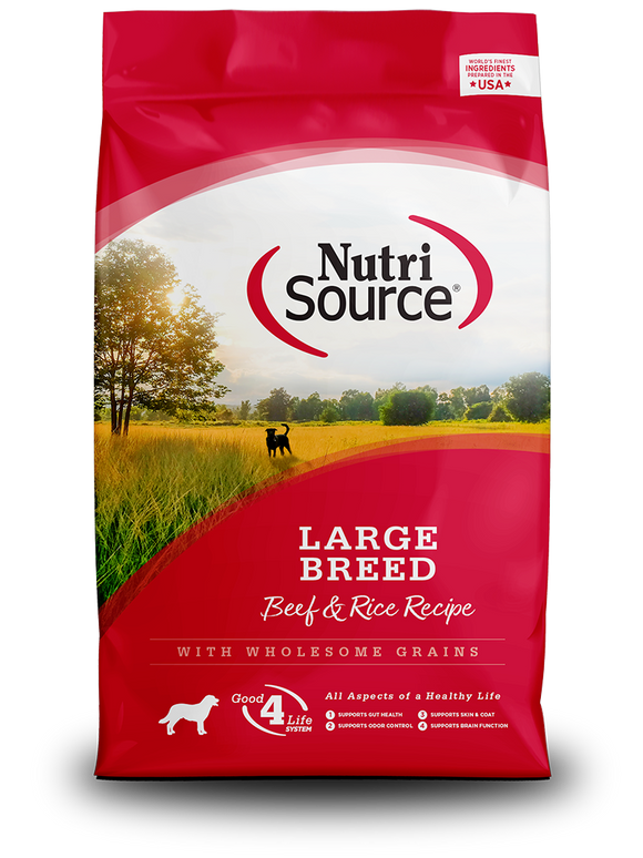 NutriSource LB Adult Beef Rice Dog