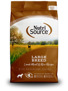 NutriSource Large Breed Adult Lamb Rice Dog