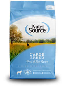 NutriSource LB Adult Trout Rice Dog