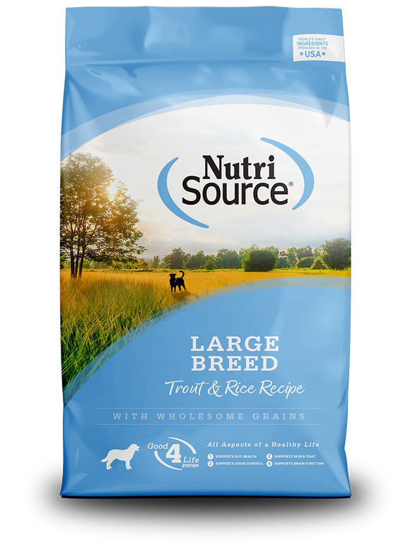 NutriSource LB Adult Trout Rice Dog
