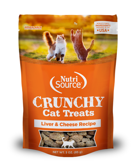 Nutrisource Crunchy Cat Treat Liver 3oz