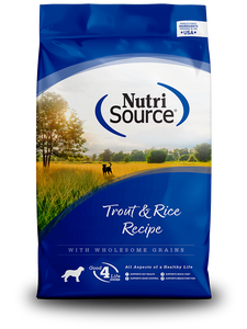 NutriSource Trout and Rice Dog