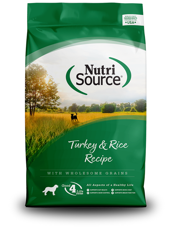 Nutrisource Adult Turkey Rice Dog