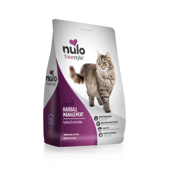 Nulo Freestyle Cat Hairball Management GF Turkey Cod