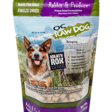 OC Raw Freeze Dried Rox Rabbit Produce 5.5oz