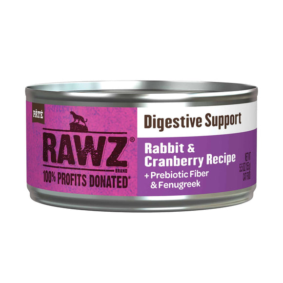 Rawz Cat Digestive Rabbit & Cranberry 5.5oz