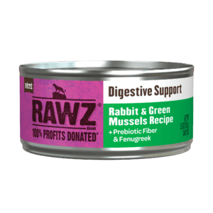 Rawz Cat Digestive Rabbit & Green Mussel 5.5oz