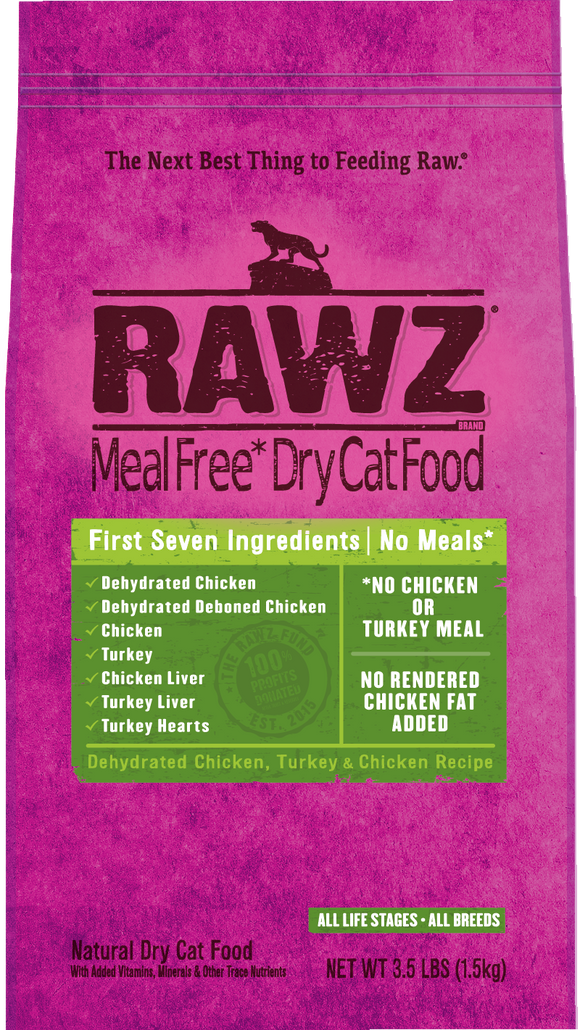 Rawz Cat Dry Chicken & Turkey