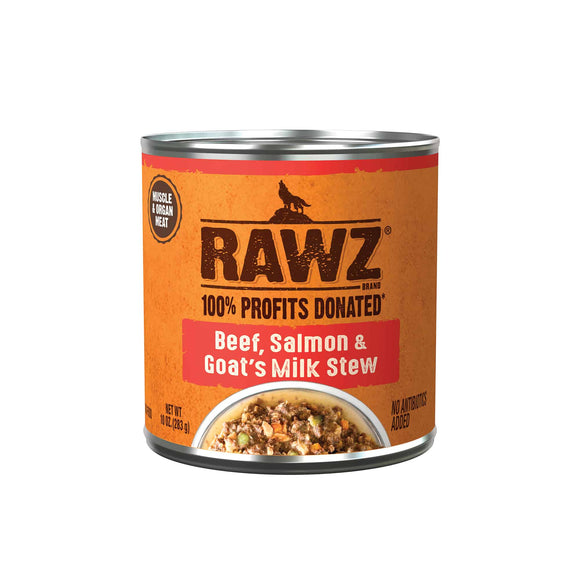 Rawz K9 Beef Salmon Goats Milk Stew 10oz
