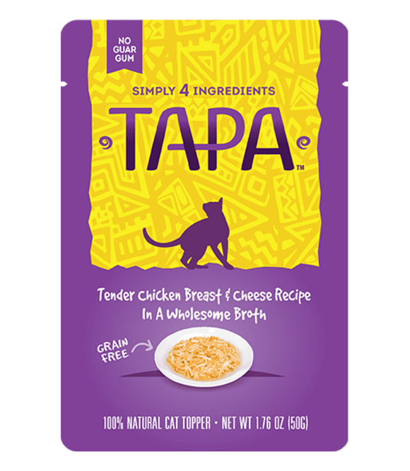 Rawz Cat Tapa Chicken Cheese 1.76oz Pouch*