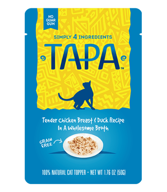 Rawz Cat Tapa Chicken Duck 1.76oz Pouch*