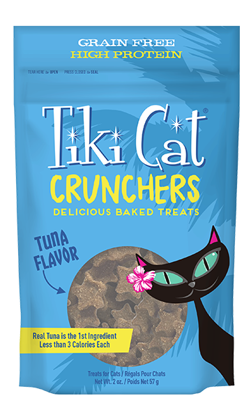Tiki Cat Crunchers Tuna Pumpkin Treats 2oz