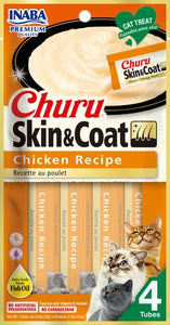 Inaba Churu Chicken Skin & Coat 2oz 4pk
