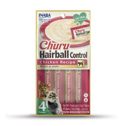 Inaba Churu Hairball Control Chicken 2oz
